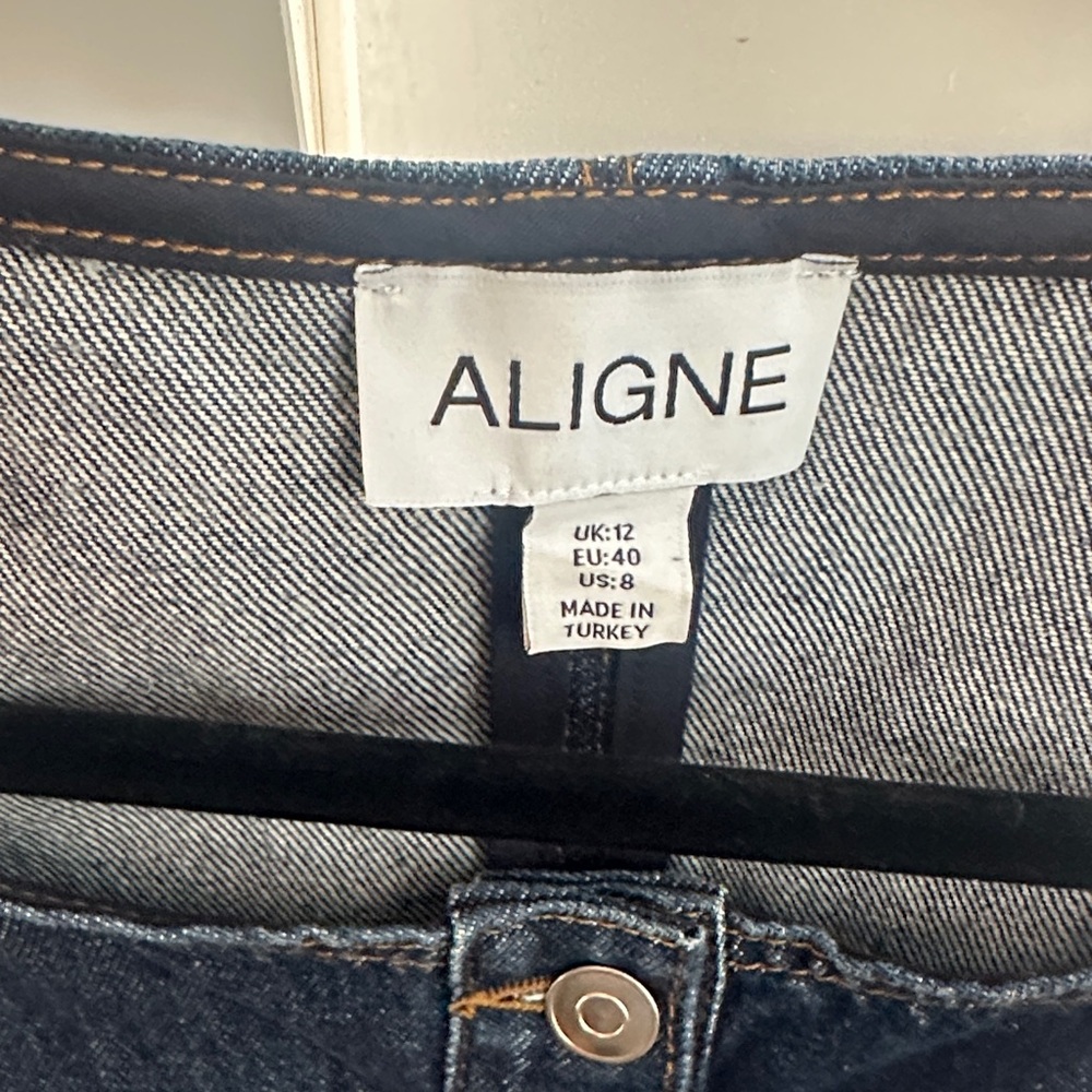 Aligne Miranda Button Front Sleeveless Denim Top.… - image 2